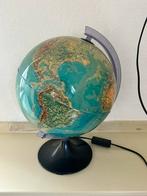 Vintage wereldbol met verlichting, Ophalen, Gebruikt