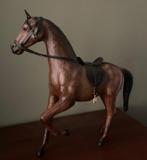 Decoratief groot leren paard, Antiek en Kunst, Ophalen