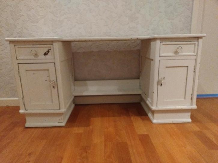 Vintage Kinder Bureautje, Huis en Inrichting, Bureaus, Gebruikt, Bureau, Ophalen