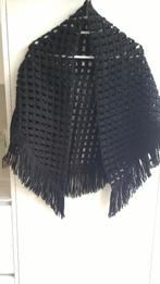 Zwarte poncho, Ophalen of Verzenden, Zo goed als nieuw, Maat 46/48 (XL) of groter, Zwart