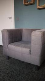 ruime fauteuil stoel grijs zitstoel, Gebruikt, Ophalen of Verzenden