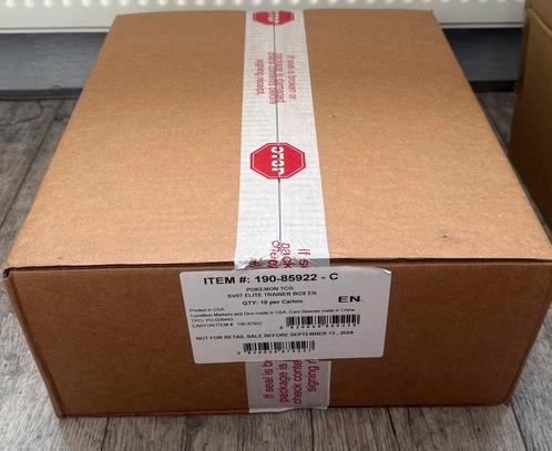 Pokémon S&V Stellar Crown Elite Trainer Box Sealed Case, Hobby en Vrije tijd, Verzamelkaartspellen | Pokémon, Nieuw, Overige typen