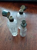 Parfumflesjes  Antiek. Glas. Zilver, Verzamelen, Parfumverzamelingen, Gebruikt, Ophalen