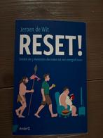 RESET! - Jeroen de Wit, Boeken, Gezondheid, Dieet en Voeding, Ophalen of Verzenden, Nieuw, Gezondheid en Conditie