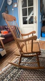 Schommelstoel, Huis en Inrichting, Stoelen, Gebruikt, Bruin, Ophalen of Verzenden, Eén