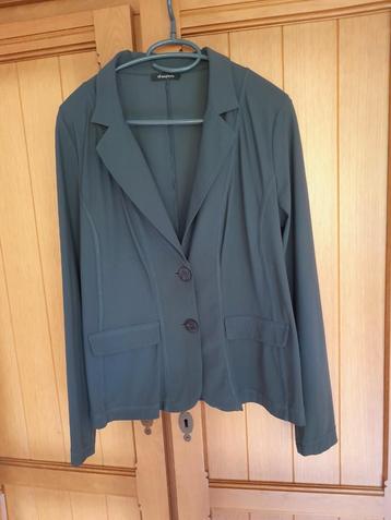Donkergrijs blazer jasje Dresspoint valt als L travelstof beschikbaar voor biedingen