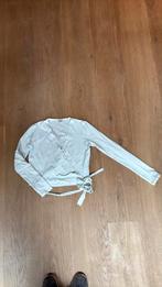 Pauw lichtblauwe tricot wikkel top maat 1 /34, Blauw, Pauw, Ophalen of Verzenden, Zo goed als nieuw