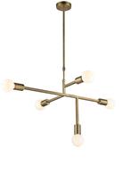 Hanglamp Lasse messing, Ophalen of Verzenden, Zo goed als nieuw, 75 cm of meer