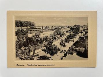 D801 Oude ansichtkaart Deventer : Gezicht spooremplacement beschikbaar voor biedingen