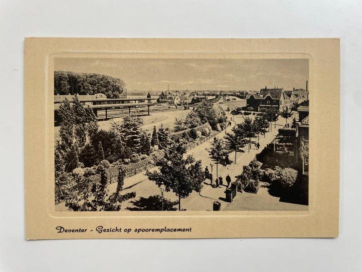 D801 Oude ansichtkaart Deventer : Gezicht spooremplacement, Verzamelen, Ansichtkaarten | Nederland, Ongelopen, Overijssel, Voor 1920