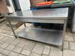 RVS Werktafel 170x70 gebruikt €250, Ophalen, RVS Meubilair