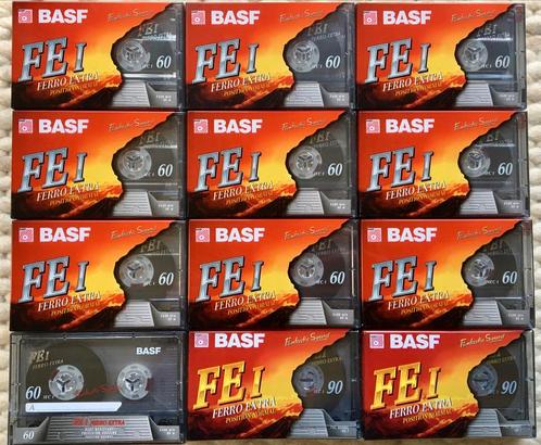 NOS BASF Ferro Extra I 60 & 90 cassettebandjes cassettes FEI, Cd's en Dvd's, Cassettebandjes, Nieuw in verpakking, Onbespeeld