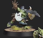 Goblin bruiser on sprue Blood bowl/AOS, Hobby en Vrije tijd, Wargaming, Ophalen of Verzenden, Zo goed als nieuw, Warhammer, Figuurtje(s)