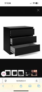 2x Zwart Ladekast Naia Leen Bakker, Ophalen, Gebruikt, 50 tot 100 cm, 3 of 4 laden