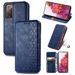 Luxe PU Lederen Wallet Case Set voor Galaxy S20 FE _ Blauw, Verzenden, Nieuw, Overige modellen, Hoesje of Tasje