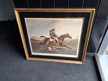 antieke litho van Alfred de Dreux beschikbaar voor biedingen