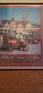 FALLBROOK VINTAGE CAR SHOW POSTER 2001 SIGNED LTD ED. 447/15, Ophalen of Verzenden