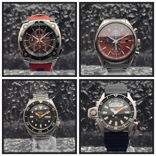 Grote Collectie Horloges - Seiko, Omega, Citizen en Meer!, Sieraden, Tassen en Uiterlijk, Horloges | Heren, Zo goed als nieuw