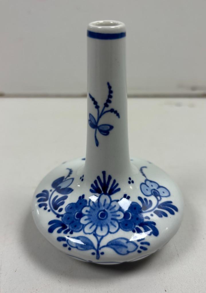 *Tranenflesje - Delfts blauw - porselein, Huis en Inrichting, Woonaccessoires | Vazen, Zo goed als nieuw, Blauw, Minder dan 50 cm
