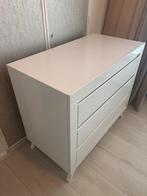 Witte commode Bopito  - Stijlvolle ladekast, Huis en Inrichting, Kasten | Ladekasten, Ophalen, Gebruikt, 100 tot 150 cm, 50 tot 100 cm
