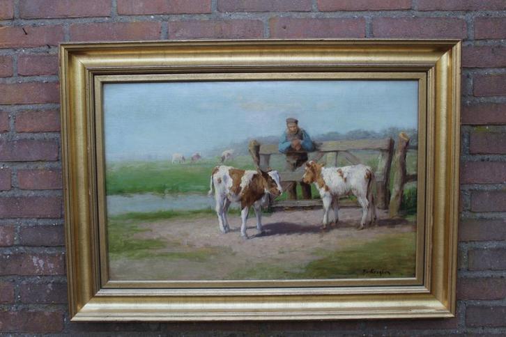 FEDOR VAN KREGTEN - 1871-1937, Antiek en Kunst, Kunst | Schilderijen | Klassiek, Ophalen