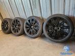 7-8mm! Originele Audi A8 S8 D5 4H0 20 inch zwarte velgen 5x1, Gebruikt, 265 mm, Banden en Velgen, Personenwagen