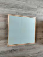 Spiegel met houten rand te koop, Minder dan 100 cm, Zo goed als nieuw, 50 tot 75 cm, Ophalen