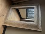 Zilveren spiegel, Huis en Inrichting, Woonaccessoires | Spiegels, Ophalen, 100 tot 150 cm, Zo goed als nieuw, 75 tot 100 cm