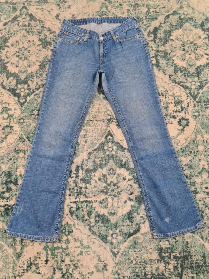 545 Levi's bootleg W30 L32 WMN Tulsi3032 Blauw, Kleding | Dames, Spijkerbroeken en Jeans, Zo goed als nieuw, W30 - W32 (confectie 38/40)