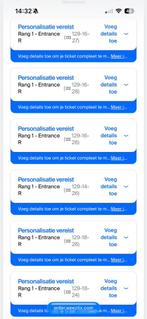 Kanye west 6 juni gelderdome 10x, Tickets en Kaartjes, Eén persoon, Juni