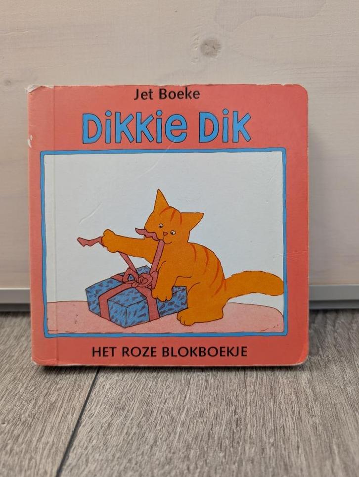 Dikkie Dik - Het roze blok boekje - Jet Boeke, Boeken, Kinderboeken | Baby's en Peuters, Gelezen, 2 tot 3 jaar, Ophalen of Verzenden