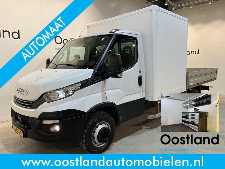 Iveco 65C18 3.0 Automaat Open Laadbak / Mobiele Werkplaats /, Auto's, Vrachtwagens, Bedrijf, Te koop, Achteruitrijcamera, Airconditioning