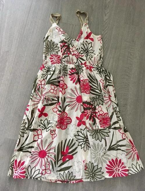 Lieve creme / roze zomer jurk , maatje 38, Kleding | Dames, Jurken, Zo goed als nieuw, Maat 38/40 (M), Ophalen