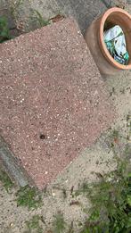 6 vierkante grindtegels en 7 rechthoekige grindtegels, Tuin en Terras, Tegels en Klinkers, Ophalen of Verzenden, Zo goed als nieuw