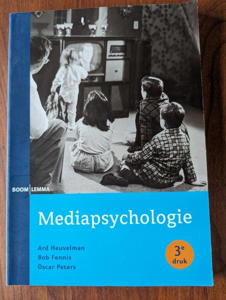 Ard Heuvelman, Bob Fennis, Oscar Peters. Mediapsychologie., Boeken, Studieboeken en Cursussen, Nieuw, HBO, Gamma, Ophalen of Verzenden