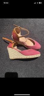 Mooie sleehak espadrilles wrangler roze, Zo goed als nieuw, Espadrilles of Moccasins, Roze, Wrangler