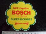 sticker Bosch super bougies made in germany logo, Verzamelen, Verzenden, Zo goed als nieuw, Merk