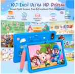 Kids cadeau K10 Tablet 10.1" FHD 12GB/64GB Android 15 Blauw, Computers en Software, Android Tablets, 10 inch, Nieuw, Ophalen of Verzenden
