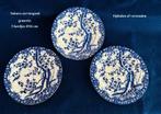 3 bordjes ø16 NU samen € 12 Sakura Blossom BlauwWit Gemerkt, Antiek en Kunst, Antiek | Servies los, Ophalen