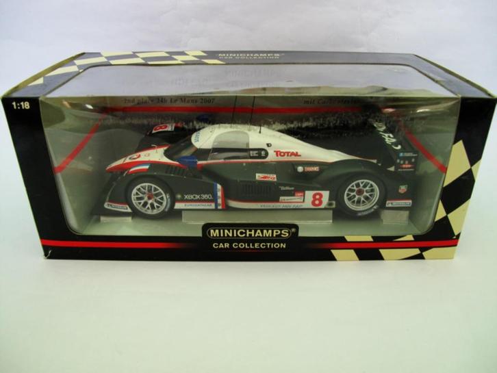 Peugeot 908 HDI FAP 24h du Mans 2007 #8 minichamps 1/18, Hobby en Vrije tijd, Modelauto's | 1:18, Nieuw, Auto, MiniChamps, Verzenden