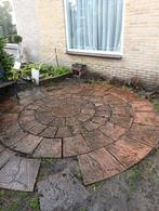 flagstones circel tuintegels terra, Tuin en Terras, Tegels en Klinkers, Ophalen, Gebruikt, Natuursteen, Terrastegels