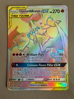 Charizard & Braixen GX CEC 251, Ophalen of Verzenden, Zo goed als nieuw, Losse kaart