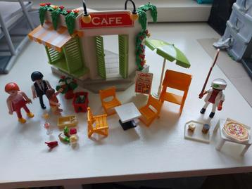 Playmobiel café en pizzabakker beschikbaar voor biedingen