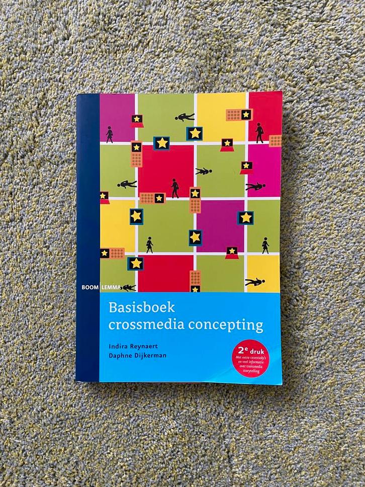 Basisboek Crossmedia Concepting - Indira Reynaert, Boeken, Studieboeken en Cursussen, Zo goed als nieuw, HBO, Gamma, Ophalen of Verzenden