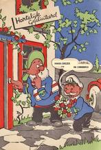 zoek oud Toonder Kappie kaart ansichtkaart verjaardagskaart, Verzamelen, Ophalen of Verzenden, 1940 tot 1960, Feest(dag)