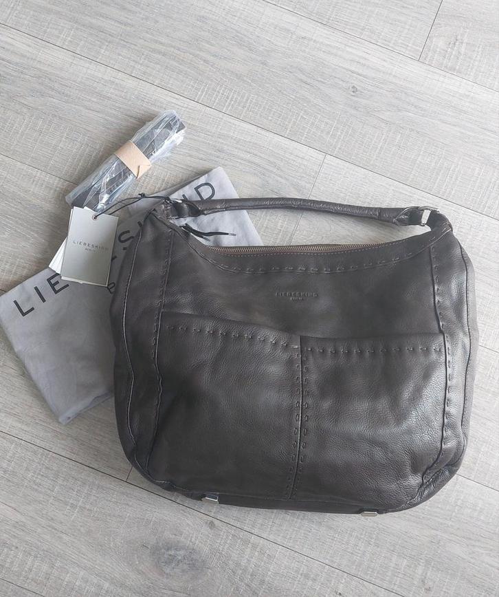 Liebeskind Yonkers brown leather hobo tote bag NEW, Sieraden, Tassen en Uiterlijk, Tassen | Schoudertassen, Nieuw, Bruin, Leer