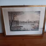 Hamburg, gekleurde tekening van Traulsen, Friedrich, Ophalen of Verzenden
