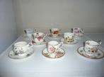 8 Engelse kop&schotels., Verzamelen, Ophalen of Verzenden, Gebruikt, Porselein, Kop en/of schotel