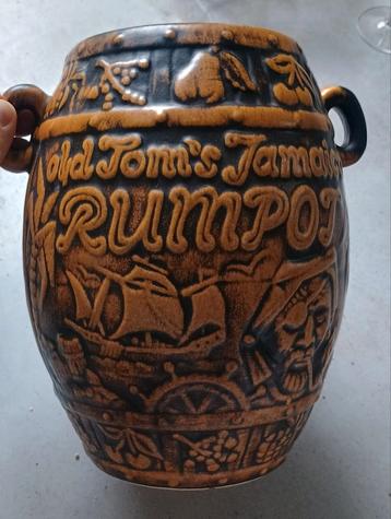 Vintage West Germany Rumtopf – Old Tom’s Jamaica Rum Pot – beschikbaar voor biedingen