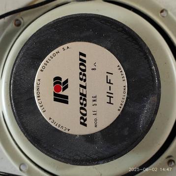Roselson HI-FI speakers jaren 60 beschikbaar voor biedingen